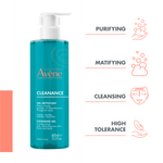 Avene Cleanance Gel Nettoyant 200ml Soap-Free Cleansing Gel for Oily Skin-3