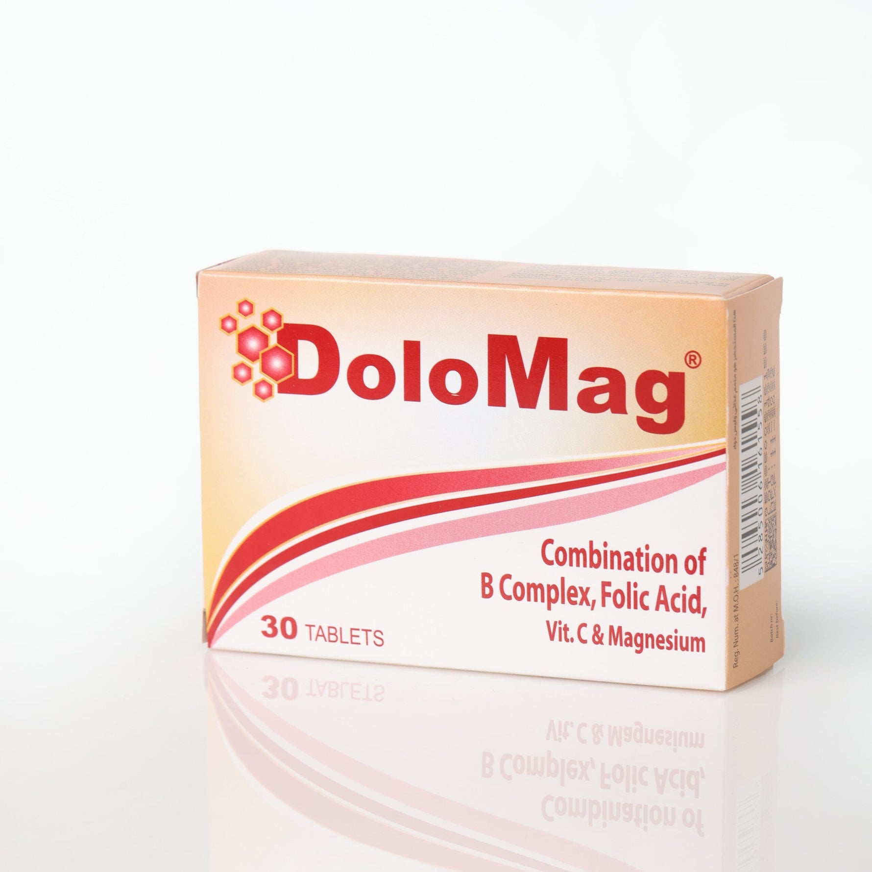 DoloMag 30 Capsules Magnesium B Complex Vitamin C Supplement-1