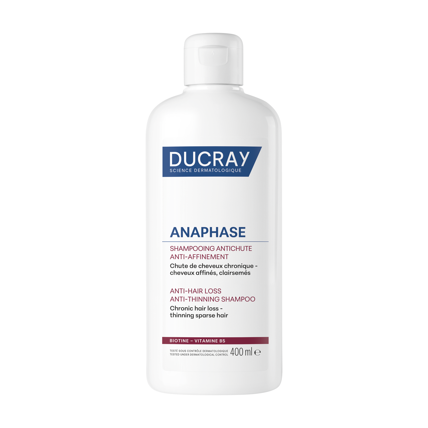 Ducray Anaphase+ Anti-Hair Loss Complement Shampoo 400ml for All Hair Types-1