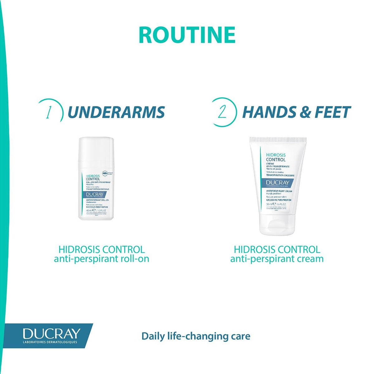 DUCRAY HIDROSIS CONTROL ROLL-ON 40ML