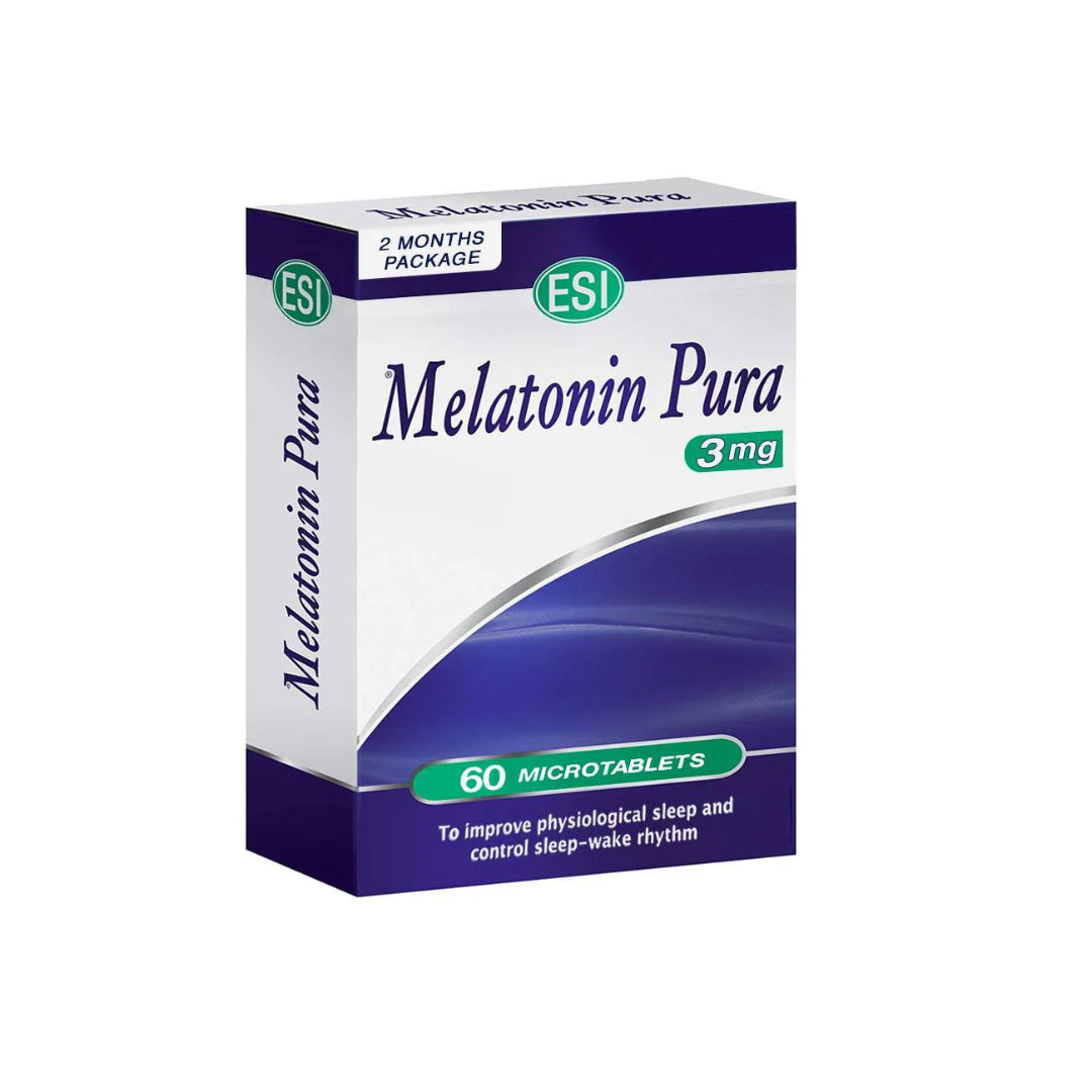 Melatonin Pura 3 Mg Tablets, 60 Count Sleep Support Supplement-1