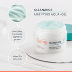 Avène Cleanance Aqua-Gel 50ml Mattifying Hydrating Gel for Oily Skin-8