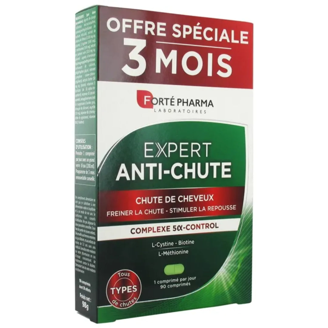 Forté Pharma Expert Anti-Chute Hair Supplement 90 Tablets For Hair Loss-1