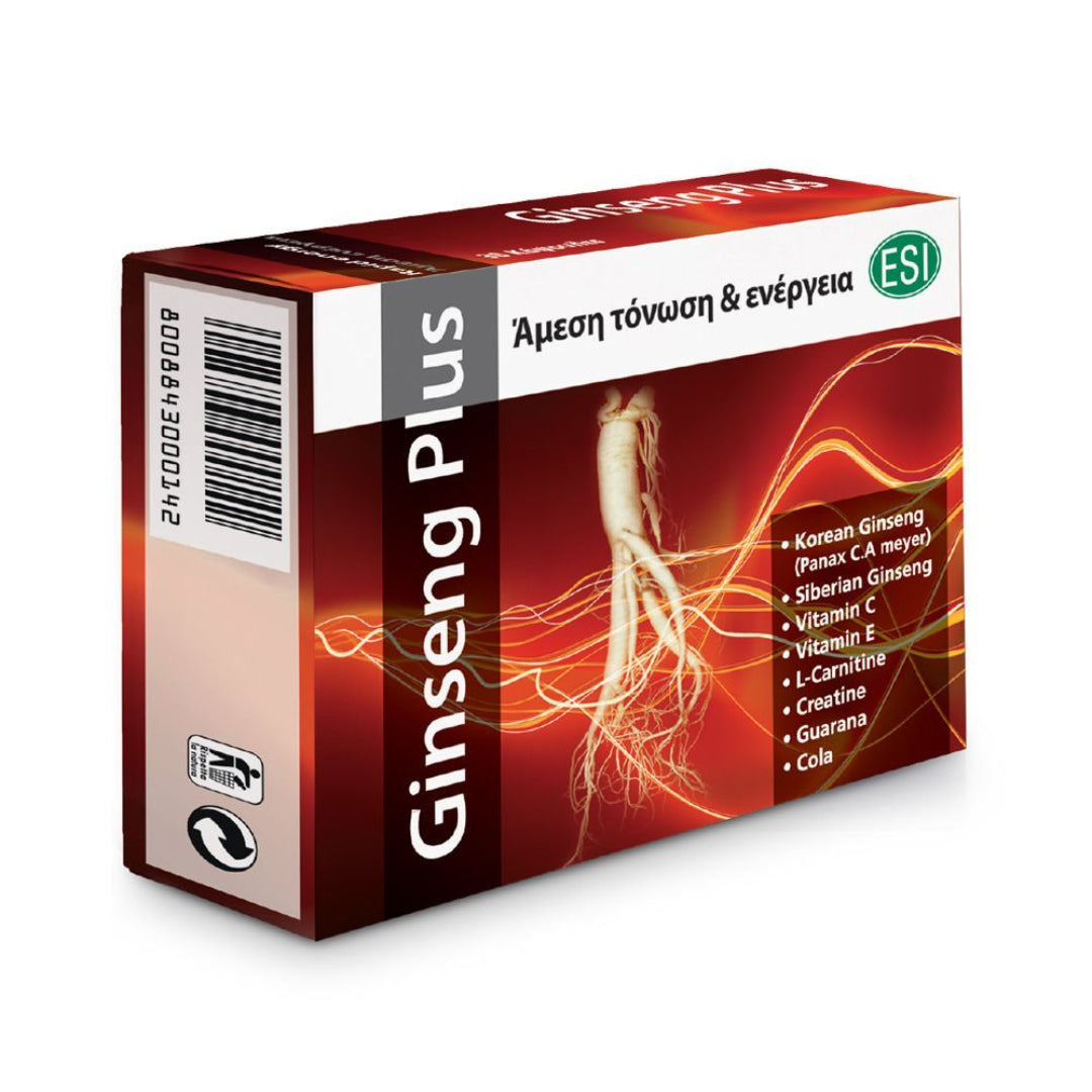 ESI Ginsengplus Energy 30 Capsules Natural Tonic Supplement for Vitality-1