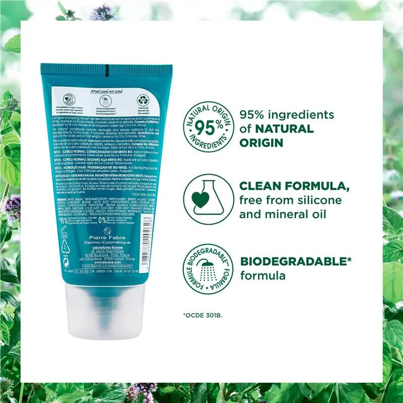 Klorane Baume Protecteur Anti-Pollution a la Menthe Aquatique 150ml-5