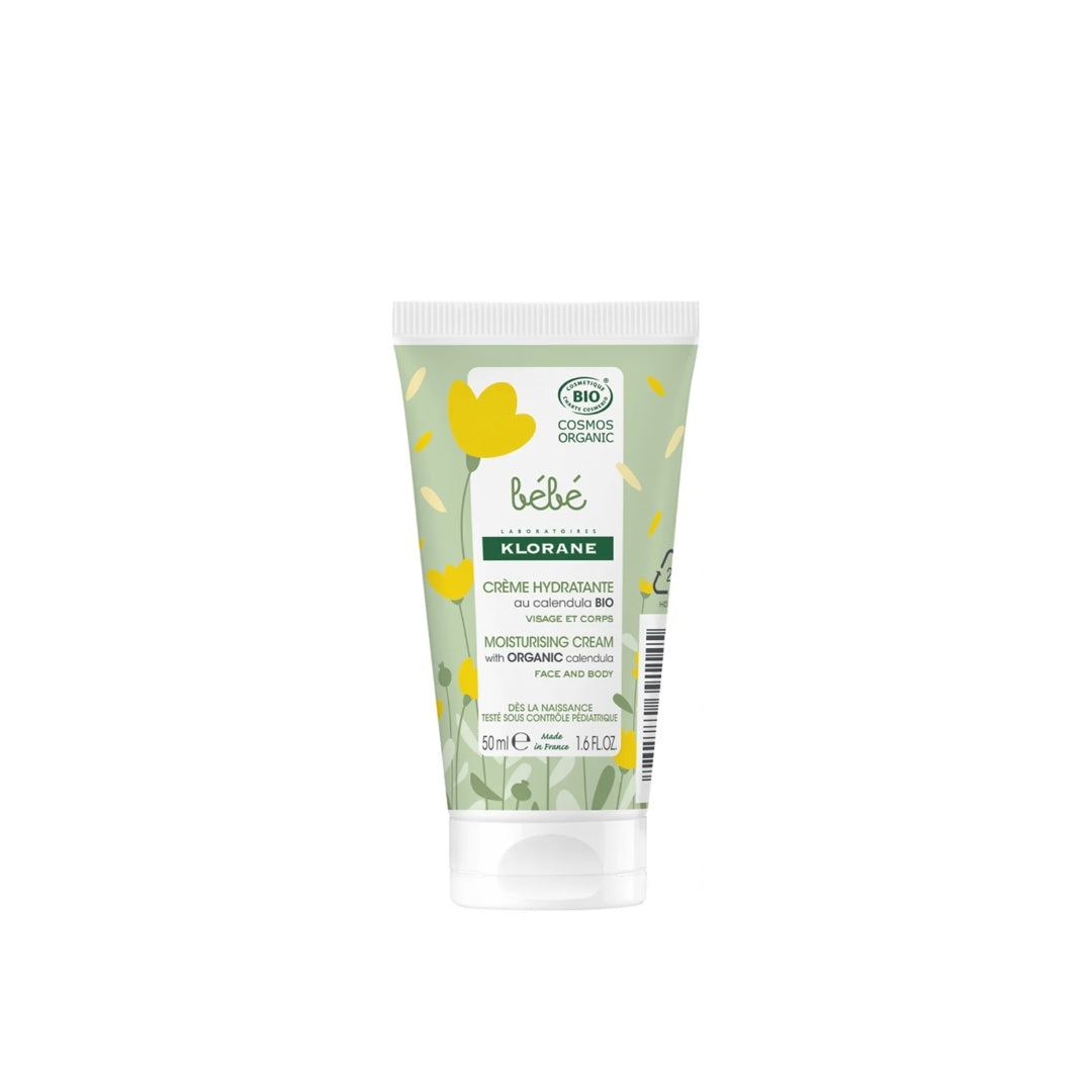 Klorane Bébé Hydrating Cream 50ml Gentle Baby Moisturizer