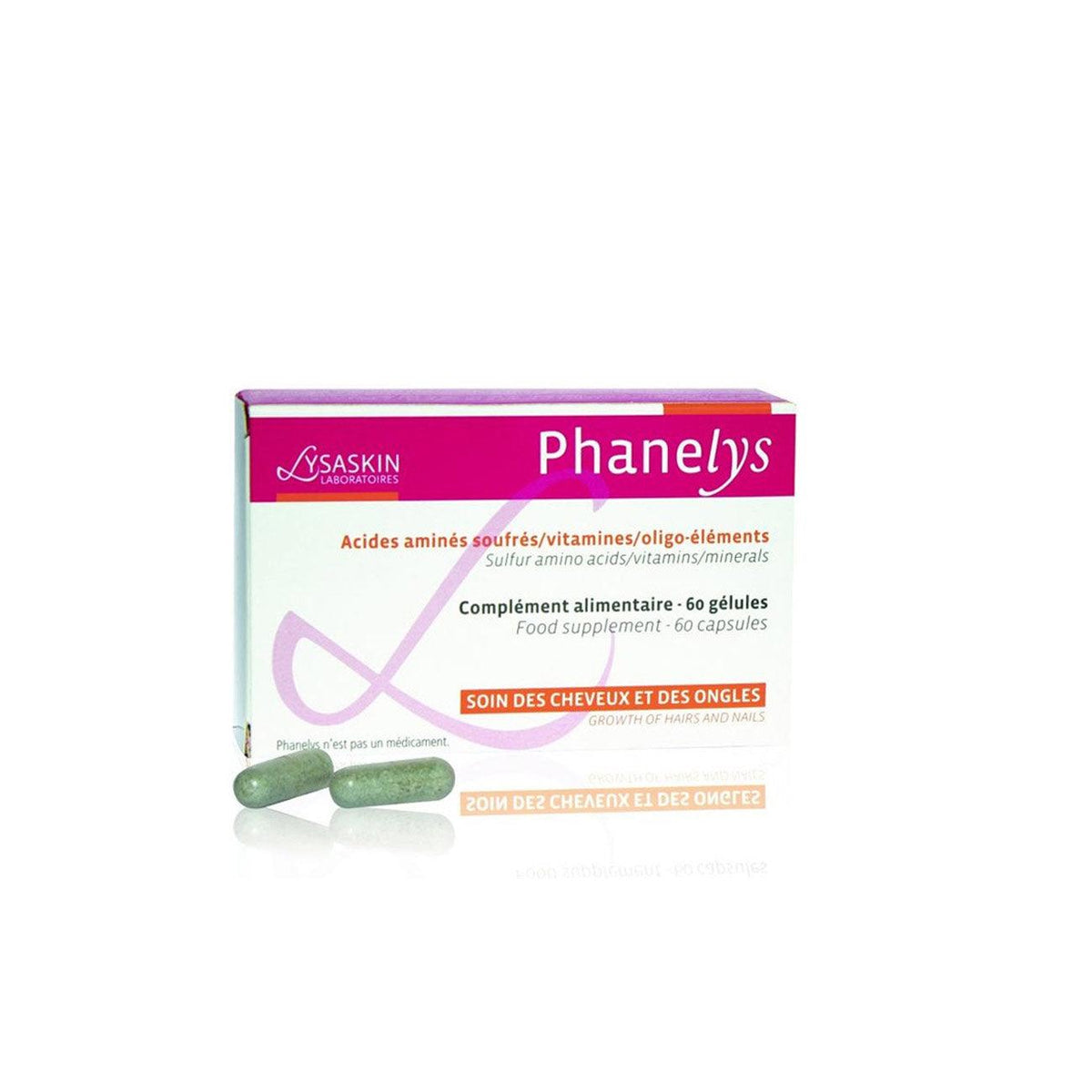 PHANELYS SOIN CHEVEUX ET ONGLES 60 CAPS LYSASKIN