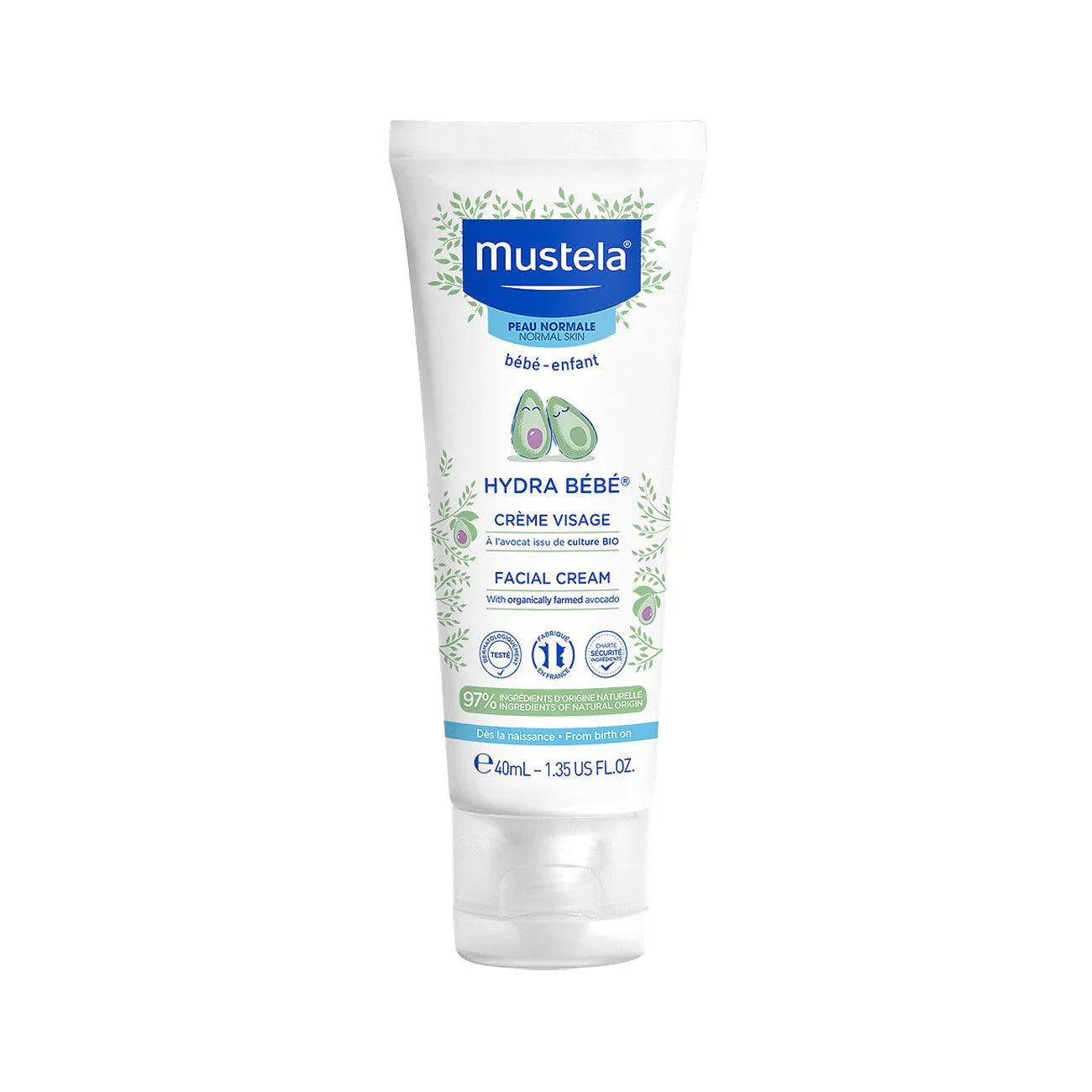 Mustela Hydra bébé facial cream 40ml