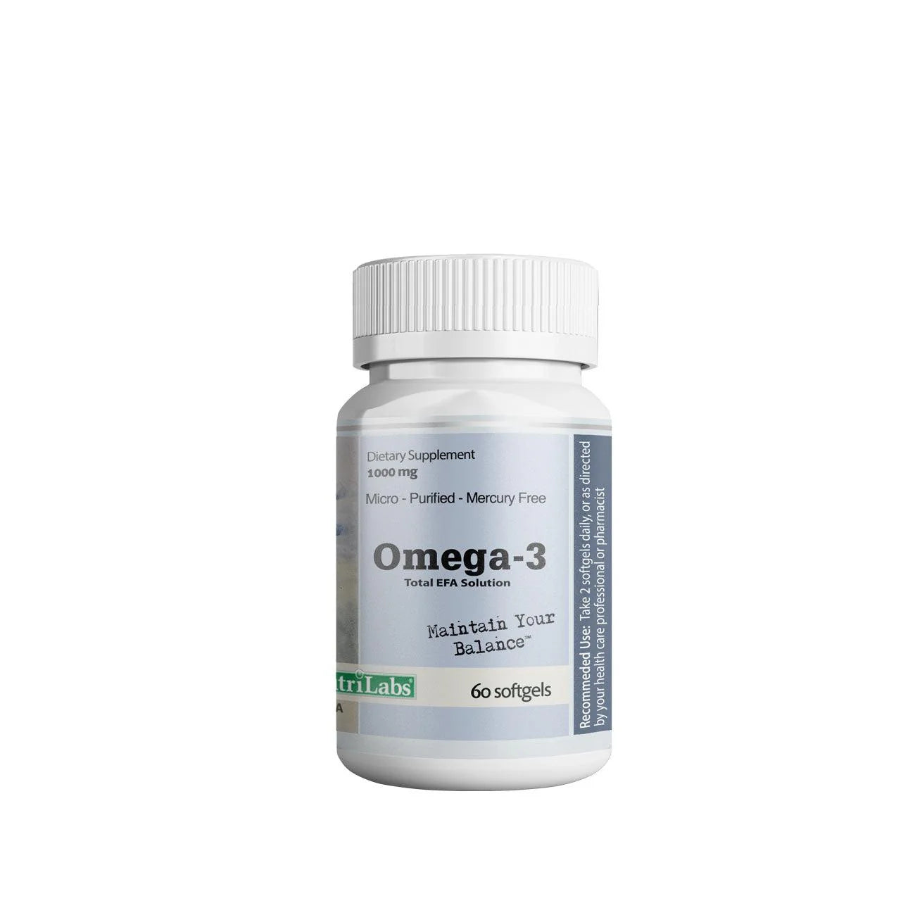 NutriLabs Omega-3 1000mg 60 Softgels