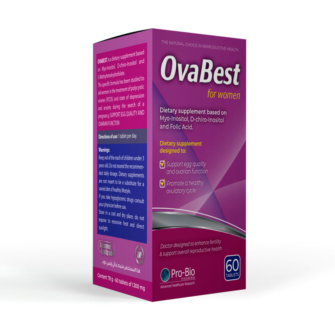 Ovabest 60 Tablets Fertility Support Supplement For Women With PCOS-1