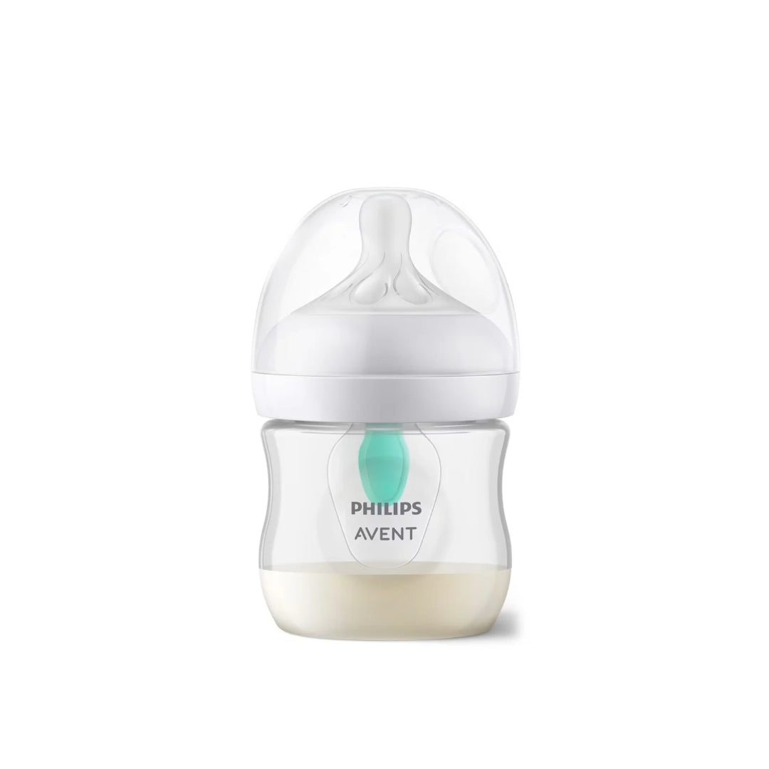 Avent Natural Feeding Bottle With Airfree Vent 125ml, Anti-Colic, Bpa-Free