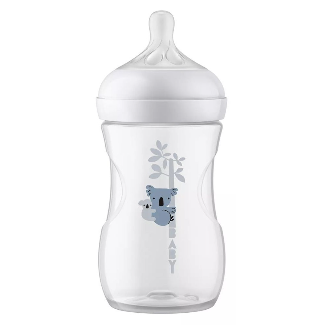 Philips Avent Natural Response Baby Bottle 260ml Koala Medium Flow