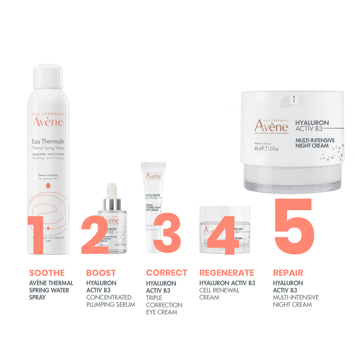 Avène Hyaluron Activ B3 Serum 30ml Hydrating Plumping Face Serum-8