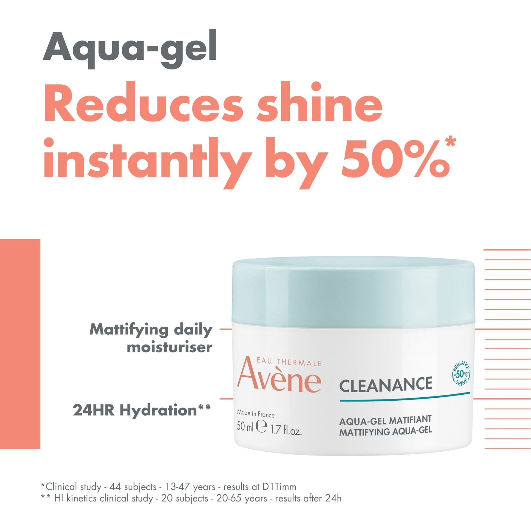 Avène Cleanance Aqua-Gel 50ml Mattifying Hydrating Gel for Oily Skin-6
