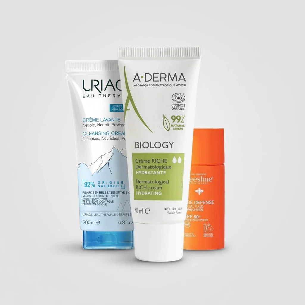 Men Skin Care Trio Pack for Sensitive Skin
