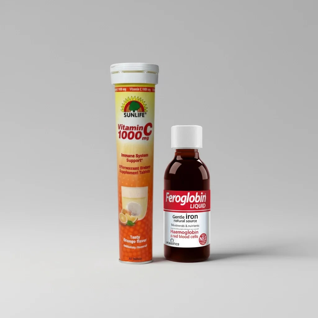 Iron and Vitamin C Health Pack