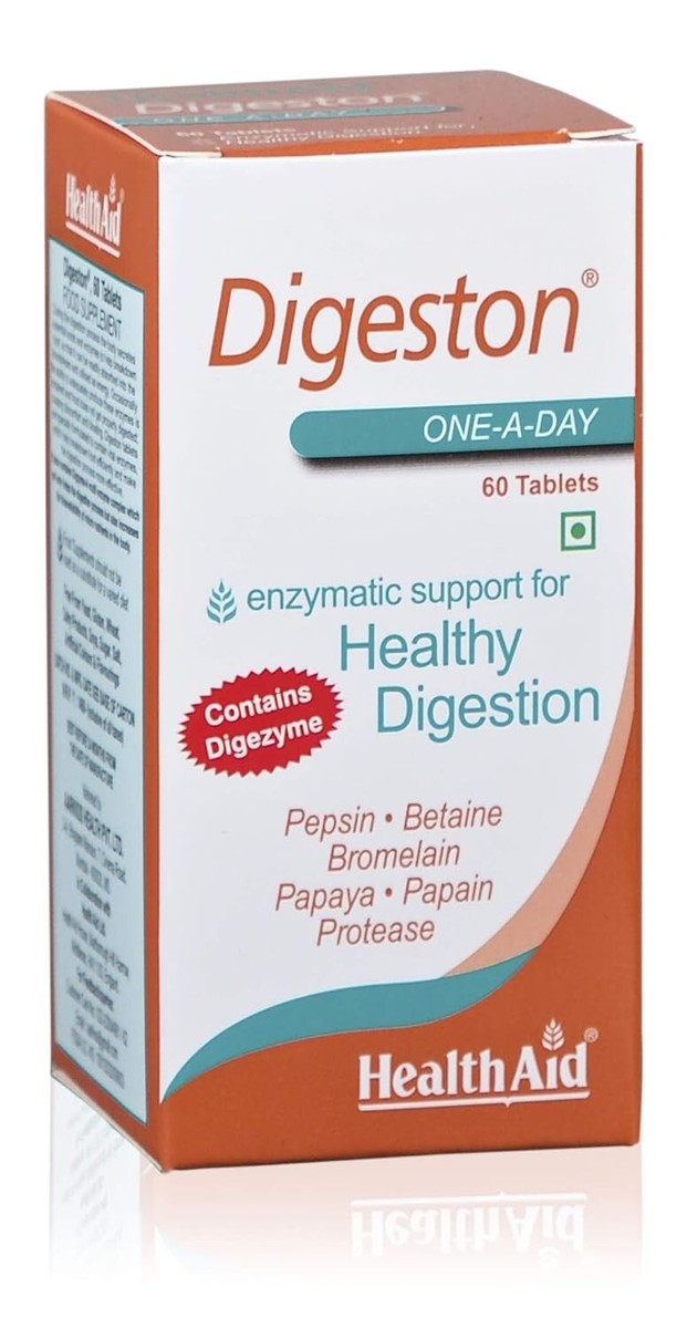 HealthAid Digeston Tablets 60 Tablets Vegan Digestive Enzyme Blend-2