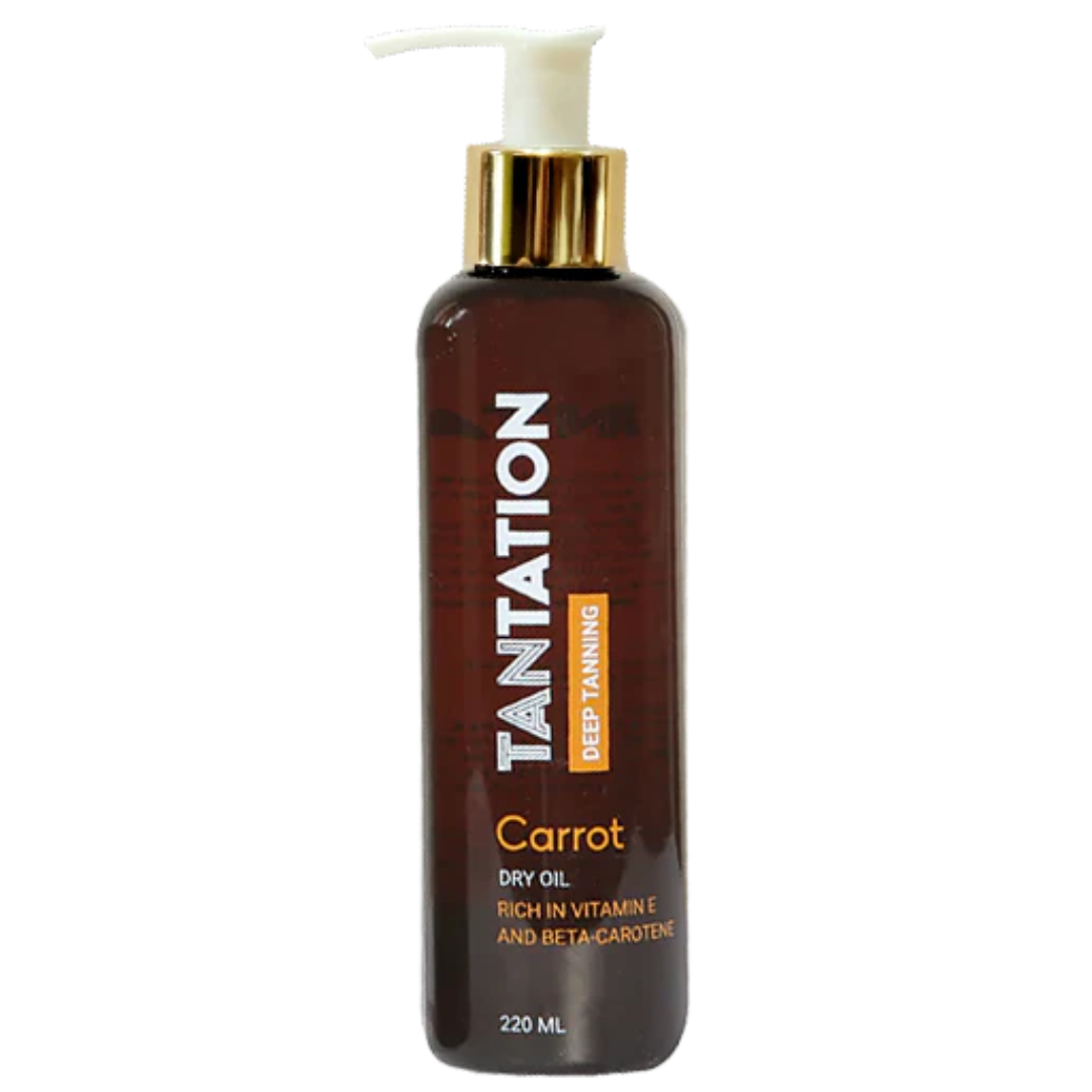 Tantation Carrot Deep Tanning Dry Oil 220ml For Intense Bronze Glow-1