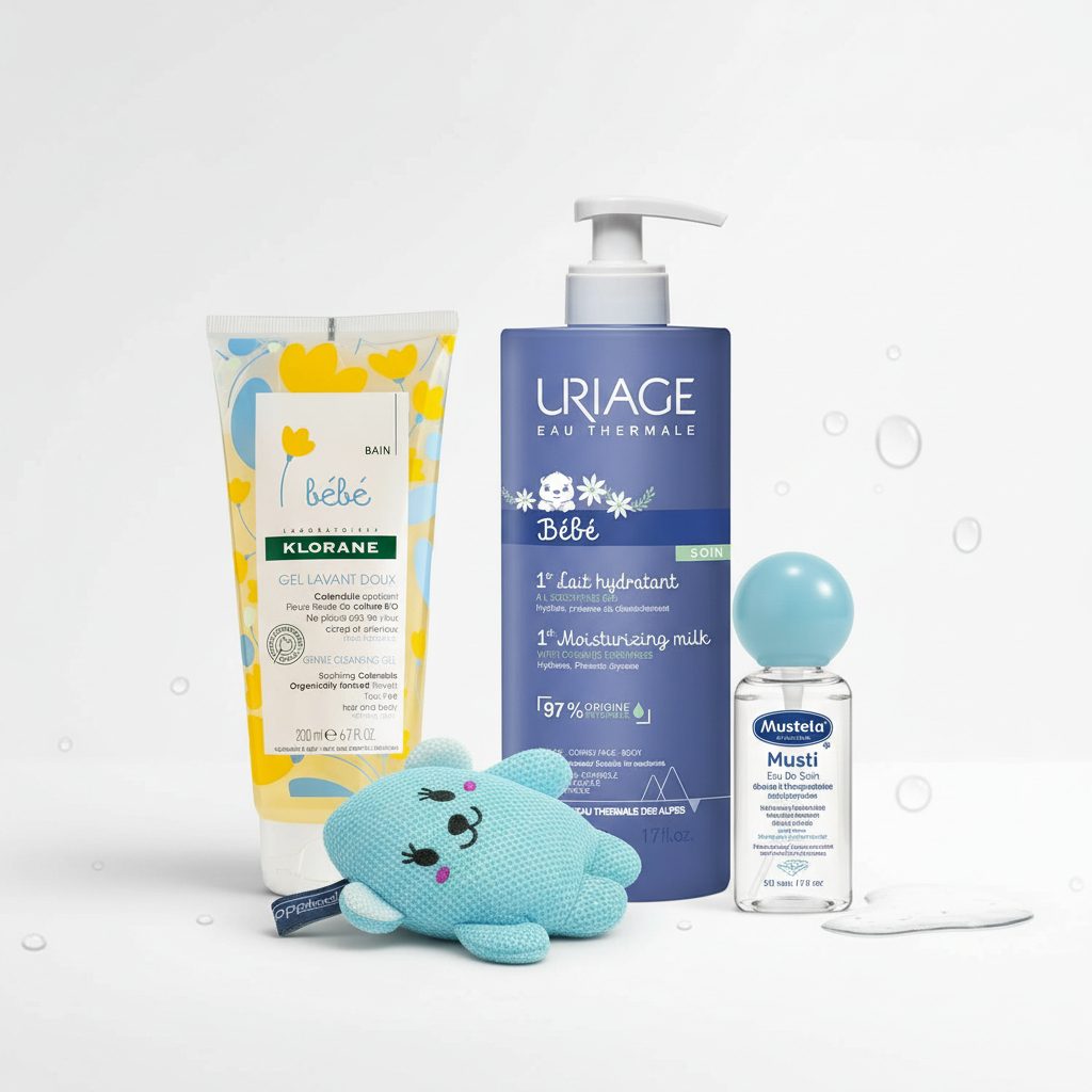 Baby Bath Essentials 4-Piece Pack