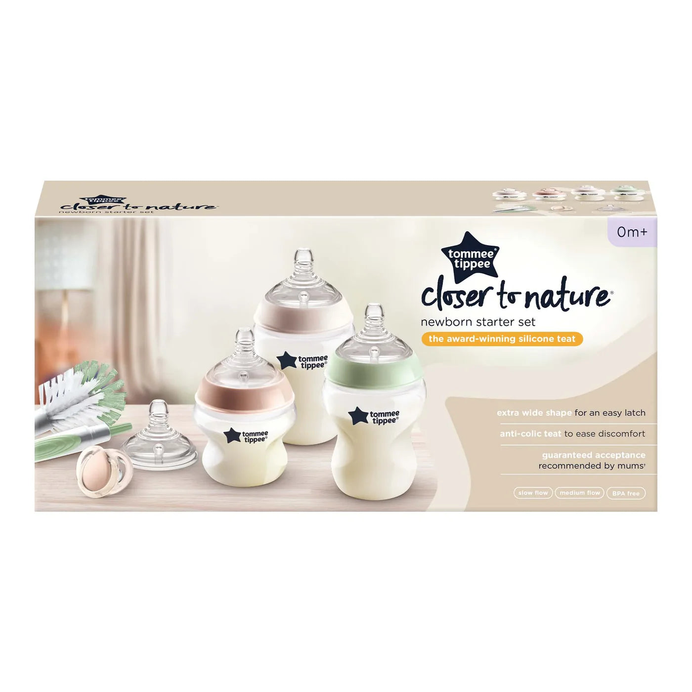 Tommee Tippee Closer To Nature Newborn Starter Set Feeding Kit