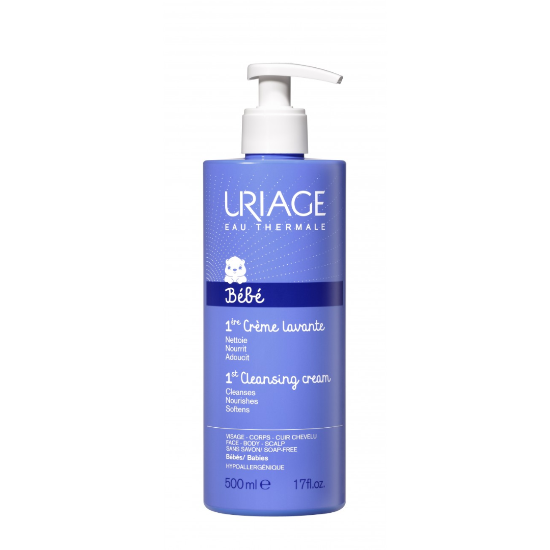 Uriage Bébé 1ère Crème Lavante Surgras Moussant Soap-Free 500ml