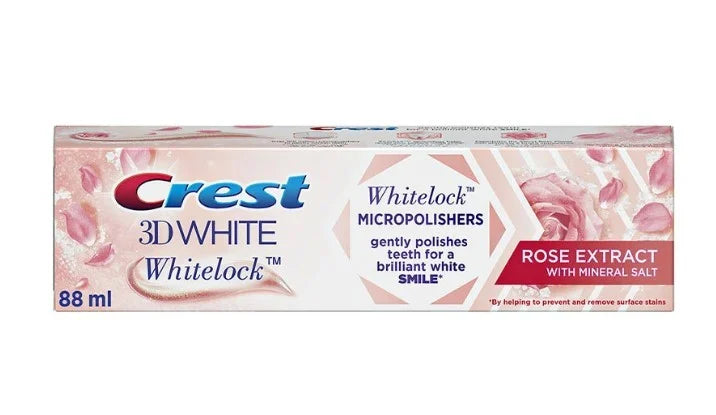 CREST 3D WHITE TP ROSE EXTRACT WITH MINERAL SALT